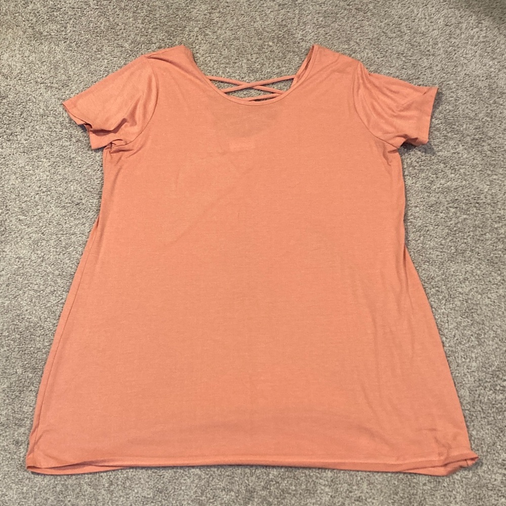 Bobbie Brooks Peach Short Sleeve dress or top